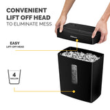 Fellowes P-40C 8 Sheet Cross-Cut Deskside Paper Shredder for Home Office