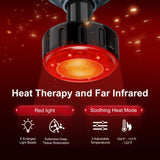 LEERCON Massage Gun with Heat, Deep Tissue Back Massager for Pain Relief, Mini Muscle Percussion Massage Gun, Birthday Gifts for Men Women Dad Home, Office & Travel, Blue