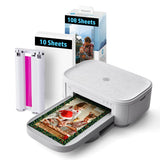 4x6 Instant Photo Printer – 118 Sheets & Cartridge Bundle - Wireless, Wi-Fi, Premium Dye Sublimation HP