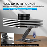 Laptop Docking Station Stand 11-IN-1 Triple Display HDMI DP 4K60Hz Gigabit Ethernet USB3.1 PD100W SD/TF Card Reader Audio