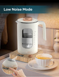 INTASTING Electric Tea Kettle, Electric Kettle with Tea Infuser, ±1℉ Knob Temperature Control, BPA-Free Glass, 1200W Fast Heating, Easy to Clean, 1 Liter (Cream White)