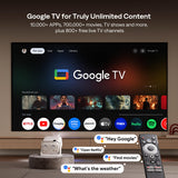 Aurzen BOOM mini Google TV Movie Projector with WiFi and Bluetooth, Voice Control, Family Mode, 20W Dolby Audio, Real-Time Focus, 4K Supported Smart Portable Home Theater Projector Outdoor, Off-white