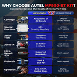 Autel Scanner MaxiPRO MP900-BT KIT: Up of MP900BT KIT w/ 11 PCS OBD Cables