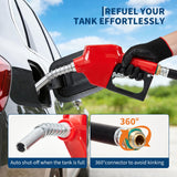 Garvee Portable Fuel Tank, 128 Gallon, 12V Electric Pump, Gray