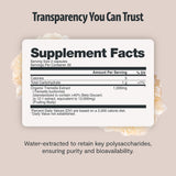 FreshCap Mushrooms Premium Organic Tremella Supplement Capsules - 12:1 Fruiting Body Extract with 40% Beta-Glucans - 3rd-Party Tested - Helps Retain Moisture and Supports Radiant Skin (60 Capsules)