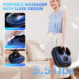 SKG YS100 Shiatsu Foot Massager with Heat and Remote, Feet Massager with 3 Air Compression Modes, for Plantar Fasciitis and Neuropathy, Fits up to Size 13 for Men Women