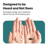 Eargo SE and Deep Cleaning Kit Bundle - Virtually Invisible Self-Fitting FDA-Cleared OTC CIC Hearing Aids - Rechargeable, Award-Winning Customer Support