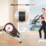 ANCHEER Elliptical Exercise Machine, Elliptical Trainer for Home Gym, Exercise Equipment 500Lbs Max Weight, Ultra-Silent Elliptical Machine, with Pulse Rate Grips, LCD & Smooth Resistance Levels