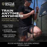 Battle Bands Resistance Bands – Pull Up Assistance Bands & Stretch Bands for Exercise – Heavy Duty Workout Resistance Bands Set for Strength Training, Powerlifting, Home Gym & Stretching – Men & Women