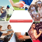 FitBeast Hand Exerciser Bars for Physical Therapy - Relieves Tendonitis Pain & Improve Grip Strength, Injury Recovery, Forearm (Red-Heavy)