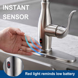 Touchless Kitchen Faucet with Pull Down Sprayer, Motion Sensor Smart Hands-Free | Stainless Steel Brushed Nickel Finish GUUKAR