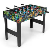 GYMAX Foosball Table, 37 Inch Soccer Table Game with 2 Balls, Manual Scorers, Sturdy MDF Construction for Game Room, Home, Office, Family Night