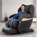 Osaki Pro OS-4D Paragon | Dark Brown | Massage Chair | Multi-Angle L-Track 4D Massage | Zero Gravity | Space Saving | Heating Foot Roller | Voice Recognition | High Intensity Fullbody Airbag