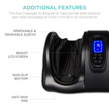 Best Choice Products Shiatsu Foot Massager for Pain Relief, Plantar Fasciitis, Neuropathy, Blood Circulation, Remote Control w/Compact Design - Black