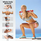 Resistance Bands for Working Out, 5-Pack Elastic Exercise Bands for Strength Training, Stretching, Workout; Home Gym Equipment for Women Men