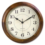 Kesin Wall Clock Wood 14 Inch Silent Wall Clocks Large Decorative Battery Operated Non Ticking Analog Retro Clock for Living Room, Kitchen, Bedroom