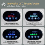 Clothes Dryer, 110V 850W High End Front Load Laundry Tumble ROVSUN