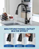 Touchless Kitchen Faucet Motion Sensor - Activated Smart Hands Free Kitchen Faucets with Pull Down Sprayer Single Handle Kitchen Sink Faucet, Oil Rubbed Bronze