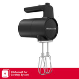KitchenAid Go™ Cordless Hand Mixer - battery sold separately, KHMR700, Black Matte