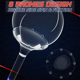 prowithlin Golf Tees 3 1/4'' Unbreakable Transparent Acrylic, Plastic Reduce Side Spin & Friction, 50 Pack