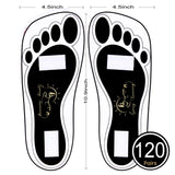 120Pairs(240Feets) Disposable Stick Spray Tanning Feet Pads Perfect for preventing spray tan solution,Deluxe & Hygienic Spray Tan Feet Pads-Ideal for Salons and Spas or Home,Easy to Apply