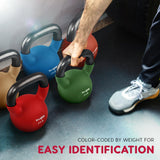 Yes4All Neoprene Coated & Kettlebell Sets - Hand Weights for Home Gym & Dumbbell Weight Set training 15 lb Yes4All