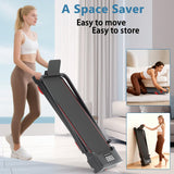 Ecogou Walking Pad with Handle Bar and Incline, 3 in 1 Under Desk Treadmill with Hiking Mode, 2.5HP Low Noise Walking Treadmill Pad