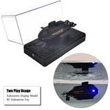 Tipmant Mini Remote Control Nuclear Submarine Toy RC Boat Electric Water Kids Birthday Gifts (Black)