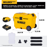 DEWALT Evaporative Air Cooler Portable Air Conditioner & 8 Gal Ice Chest with Digital Display & Turbo Cool to 53.6°F 3-Speed Settings Battery Powered Swamp Cooler, DXACN01B (Tool Only)