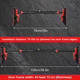 POSKOU Door Pull Up Bar Doorway Chin Up Bar for Home 76-100 cm (29.92in-39.37in) No Screws Home Workout Equipment