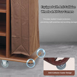 Commercial Cleaning Cart Professional Multifunctional Cleaning Trolley with Storage Dividers & Waterproof Oxford Bag, Housekeeping Cart for Hotels, Hospitals, Offices & Schools,Style b