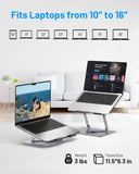 Metfut Laptop Cooling Pad with Detachable Fan & Cooler,360° Rotation Base