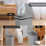 Automatic Trash Can Touchless - Smart Trash Bin with Lid