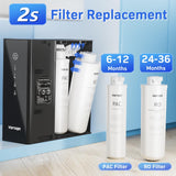 Vortopt DR2 1000GPD Tankless RO Water Filter System