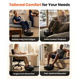FLIGE Shiatsu Foot Massager with Heat, FSA-HSA Eligible, Deep Kneading & Compression Feet Massager for Plantar Fasciitis, Neuropathy Pain Relief, Targets Heel, Arch & Toes - Fits Up to Men Size 13