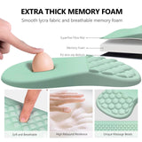 Laokiiy Ergonomic Mouse Pad Wrist Rest, 2 in 1 Keyboard Pad for Office