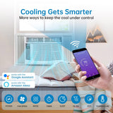 Smart 6000 BTU Window Air Conditioner with WiFi, Window AC Unit with Remote & App Control, Timer Function & Easy Install Kit, Cools Up to to 350 Sq. ft., for Bedroom, Living Room
