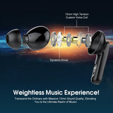 Wireless Earbuds, Bluetooth 5.4 Headphones HiFi Stereo Bass Ear Buds in Ear
