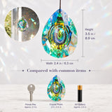 89mm/3.5in Hanging Chandelier Crystals Prism for Window Suncatchers Rainbow