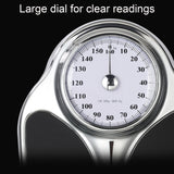 KROKII Mechanical Bathroom Scale, High Precision Anti-Skid Body Weight Scales, Mechanical Personal Scales Sturdy Metal Platform, Oversized Precision Dial, No Battery