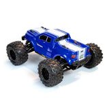 Redcat Racing Volcano 16 1/16 Scale RC Monster Truck – Electric Remote Control Car with 4WD, LED Lights, 2.4GHz Radio, 2 Rechargeable Li-Ion Batteries & Charger - Blue
