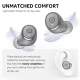 Wireless Earbuds Bluetooth 5.3 Headphones, App Customize EQ, Ergonomic Design, 55H Playtime, Wireless Charging TOZO