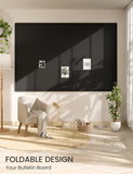 Fluxynara Large Felt Bulletin Board,70.8" x 47.2", Black