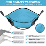 MORXPLOR Insulated Fish Cooler Kill Bag with Flat Bottom-26x18 31x14 40x16 50x18 60x20 70x25 Inches Waterproof Fishing tackle Kill Cooler Bag