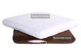 Large Square Seat Cushion for Recliner Chair, Floor Pillow, Truck Seat Cushion Camel