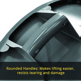 Rubbermaid Commercial Products BRUTE Heavy-Duty Round Trash/Garbage Can, 20-Gallon, Yellow, Outdoor Waste Container for Landscapers/Construction/Restaurants/Back of House/Offices/Warehouses Rubbermaid Commercial Products