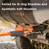 ALL-TOP Kinetic Recovery Rope, 48000Lbs, 1in x 30ft, Heavy Duty 30+% Elasticity, 16000Lbs Work Load Limit for 4x4 Offroad Vehicle ALL-TOP