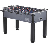 Fat Cat Rebel 4.5 Foot Foosball Table, Soccer Table Game with Quick Snap Rods, Blue Playing Field, Abacus Scoring, Includes 4 Foosball Balls
