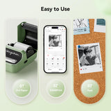 NIIMBOT B21 Pro 300 DPI Bluetooth Label Maker with Tape, Green