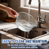 Glass Baking Dishes for Oven, 2 Pack Baking Dish with Lid, Round Casserole Dishes for Oven with Lids, Clear Glass Casserole Dish with Lid Oven Safe for Baking, Cooking, Storage, 1.7Qt and 2.5Qt